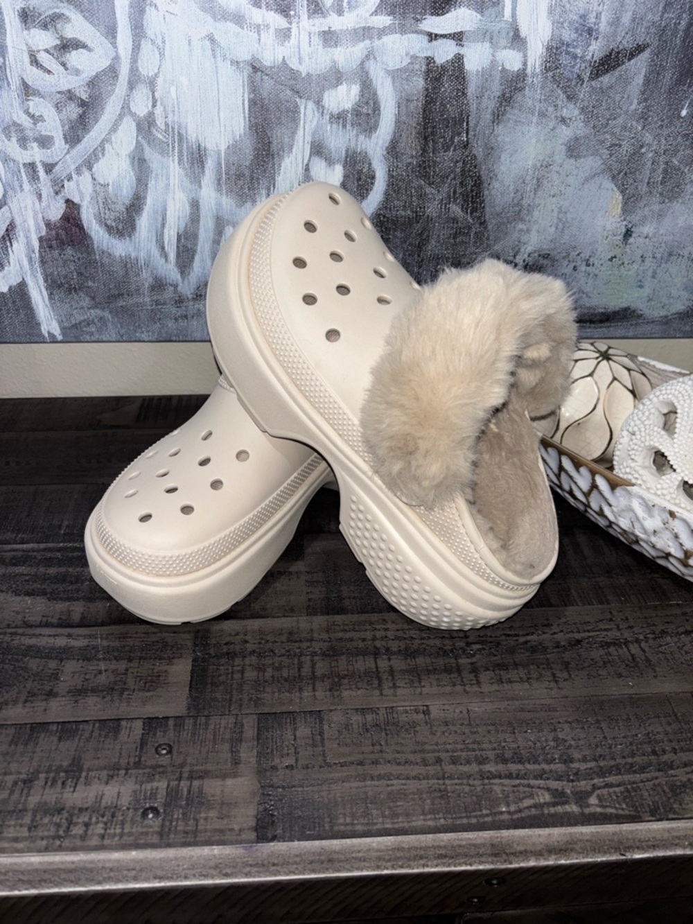 Crocs Women's Stomp Lined Clogs SZ9 - Picture 3 of 14